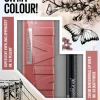 Maybelline New York Super Stay Vinyl Ink 15 Peachy + Color Sensational Shaping Lipliner 50 Dusty Rose 19