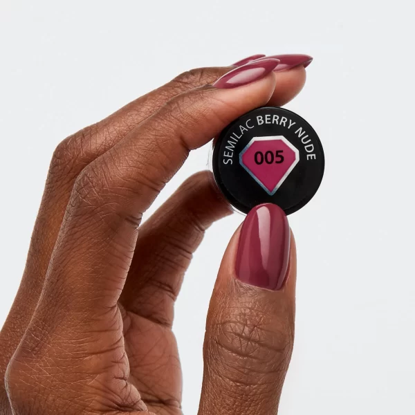 Semilac 005 UV Hybrid Berry Nude 4