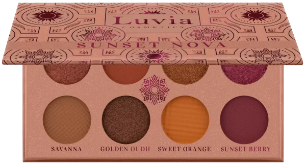 Luvia Cosmetics Lidschattenpalette Sunset Nova 5