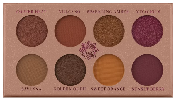 Luvia Cosmetics Lidschattenpalette Sunset Nova 4