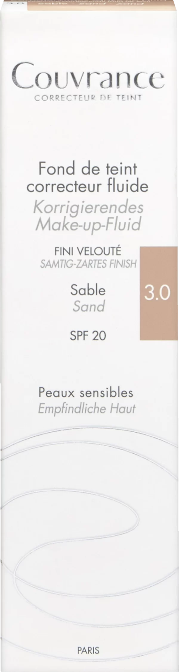 Avène Couvrance Korrigierendes Make-up Fluid Sand 3.0 1