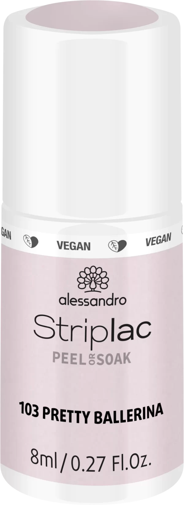 Alessandro STRIPLAC PEEL OR SOAK PRETTY BALLERINA -VEGAN 1