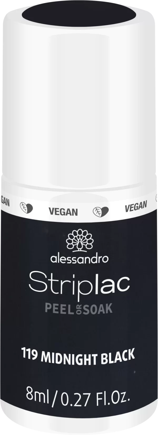 Alessandro STRIPLAC PEEL OR SOAK MIDNIGHT BLACK -VEGAN 1
