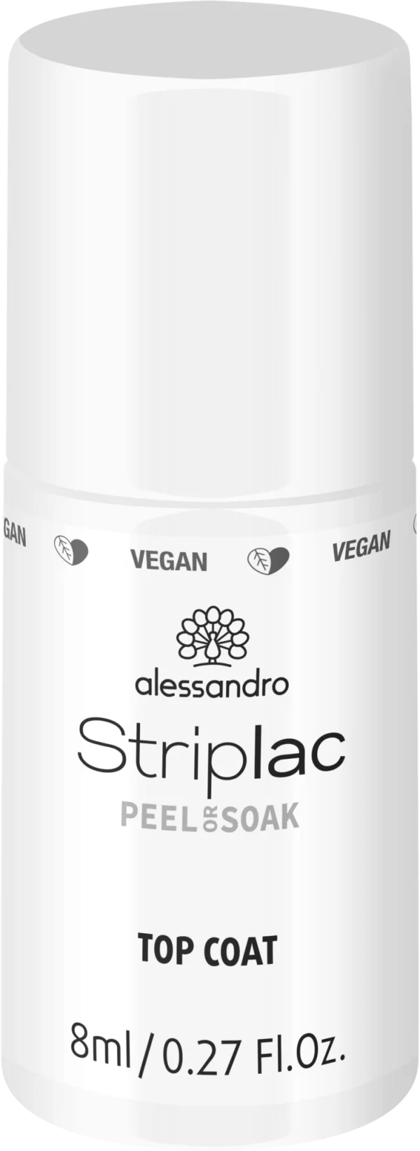 Alessandro STRIPLAC PEEL OR SOAK TOP COAT -VEGAN 1