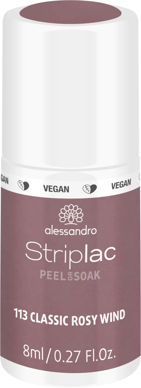 Alessandro STRIPLAC PEEL OR SOAK CLASSIC ROSY WIND -VEGAN 1