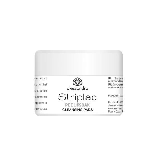 Alessandro STRIPLAC PEEL OR SOAK STRIPLAC REINIGUNGSPADS – VEGAN 3