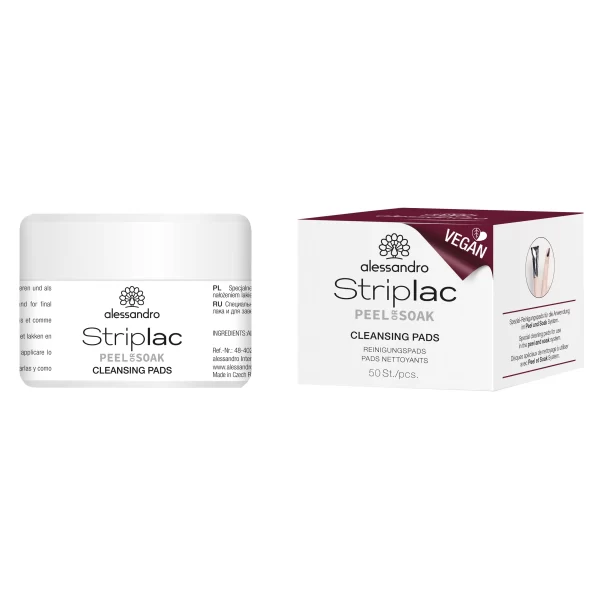 Alessandro STRIPLAC PEEL OR SOAK STRIPLAC REINIGUNGSPADS – VEGAN 4
