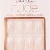 KISS Salon Acrylic Nude French Nails Selbstklebende Fingernägel Cashmere 5