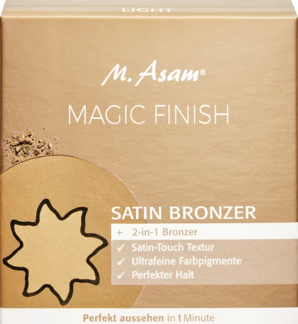 M. Asam MAGIC FINISH Satin Bronzer – Light (gold/hazel) 3