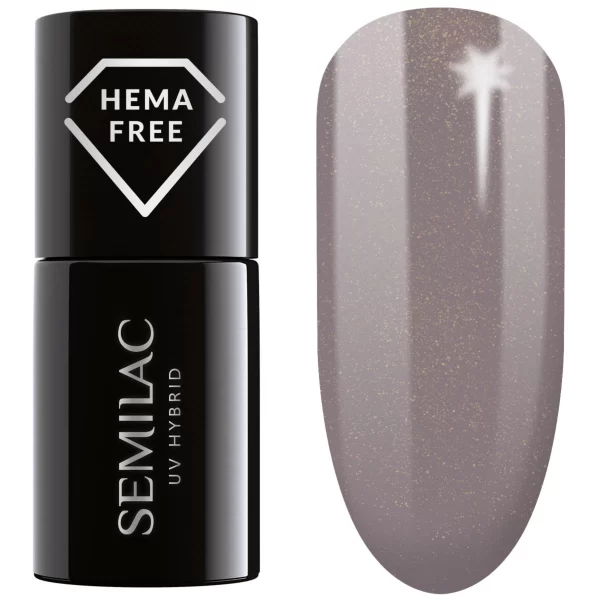 375 UV Nagellack Hybrid Semilac Shimmer Stone Agate 1