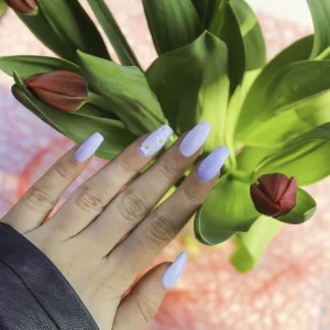 #317 Hi Hybrid Unicorn UV Nagellack Blue White 8