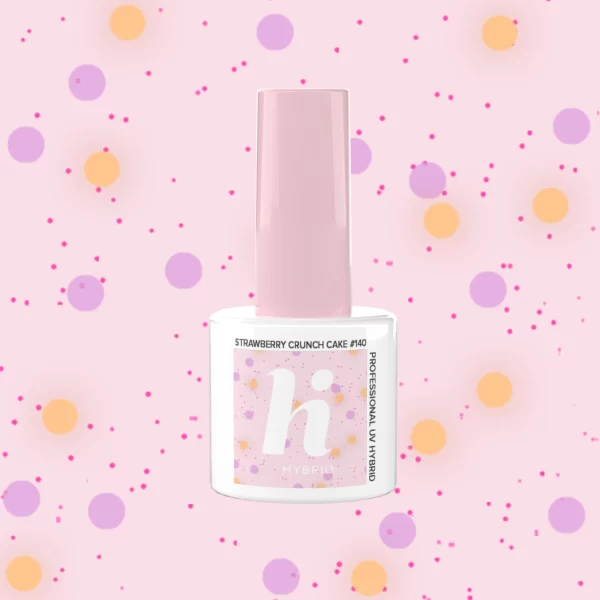 #140 Hi Hybrid UV Nagellack Strawberry Crunch Cake 5